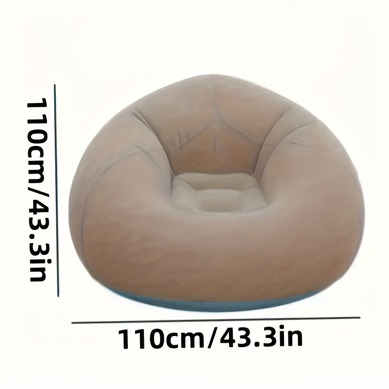 Flocked PVC Inflatable Sofa Ch - Outdoor Camping Cot ulasan dan harga